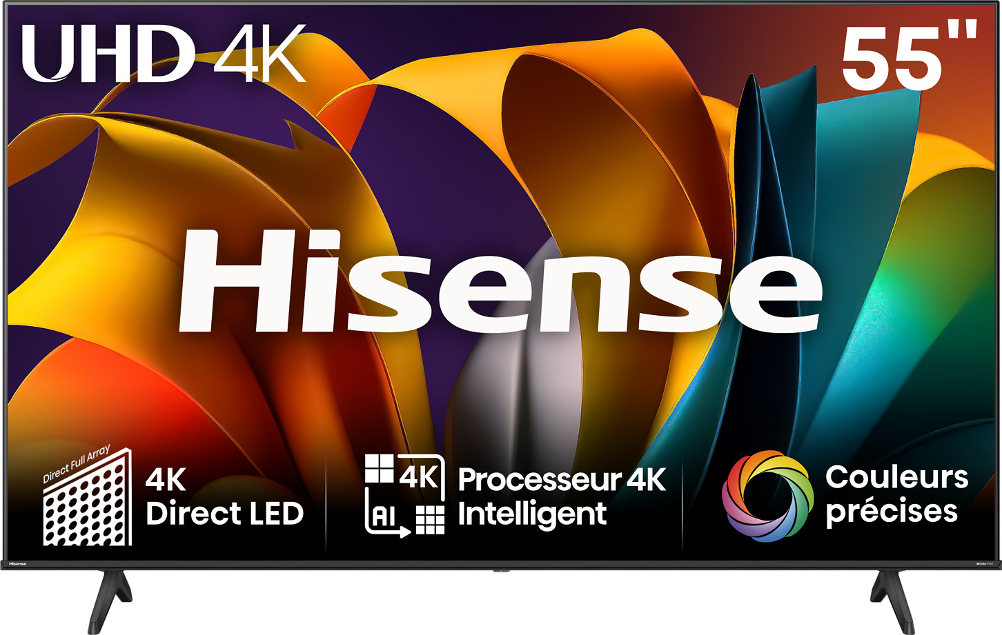 TÉLÉVISEUR 55" UHD 4K HISENSE