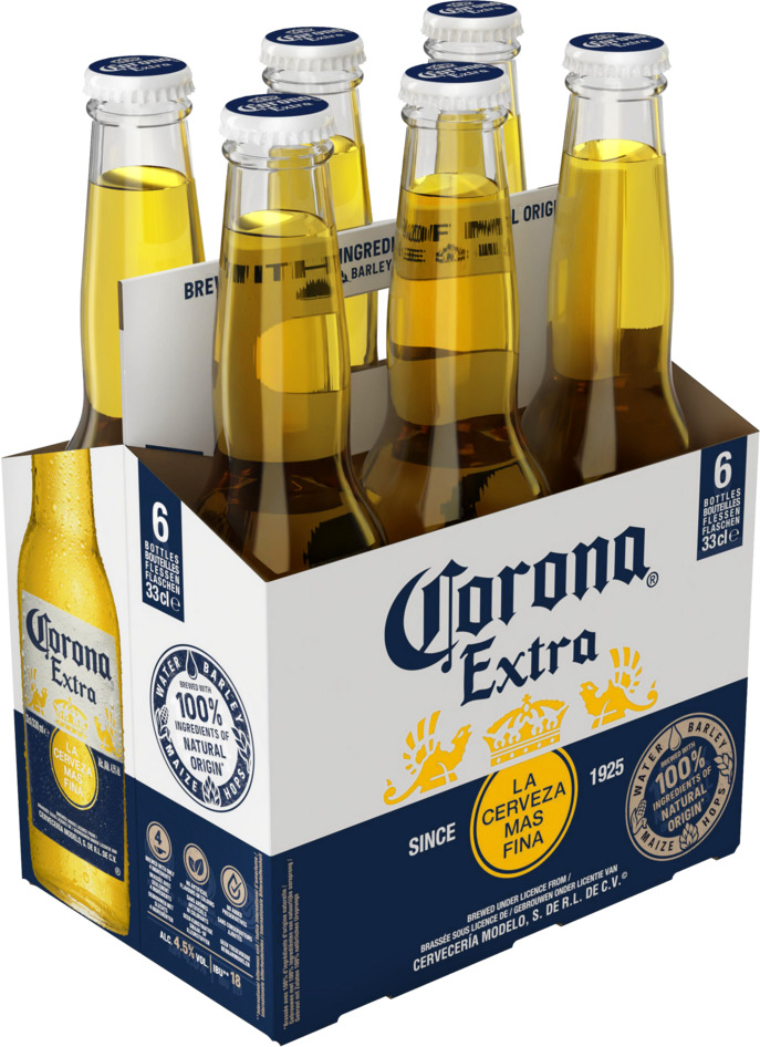 BIERE BLONDE CORONA EXTRA 4,5°