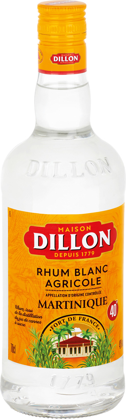 RHUM BLANC AGRICOLE DILLON 40°