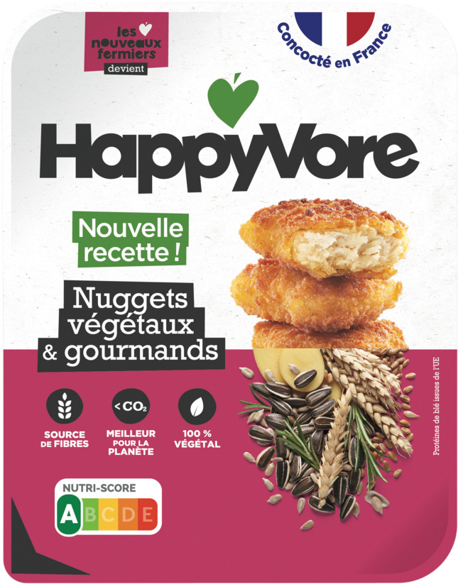 NUGGETS VEGETAUX ET GOURMANDS HAPPYVORE