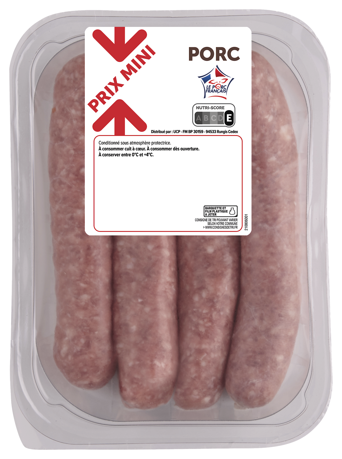 SAUCISSE DE TOULOUSE PRIX MINI