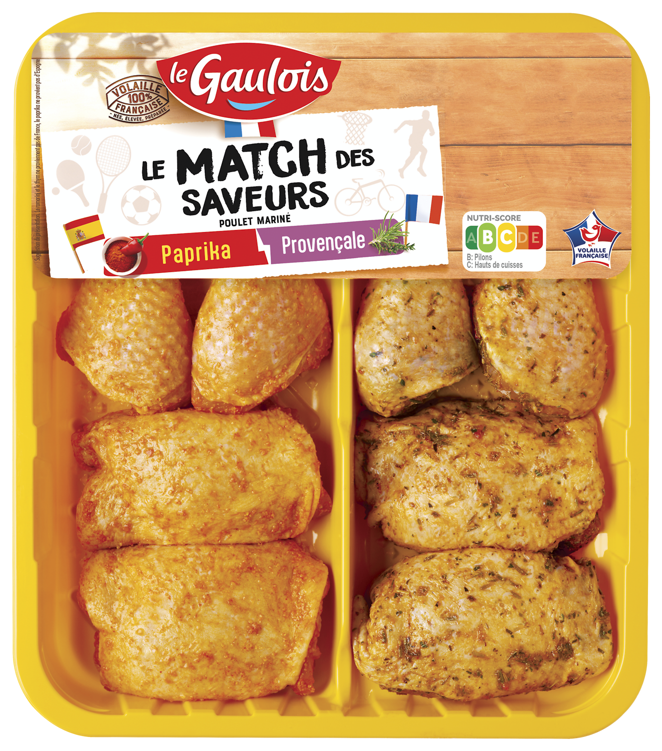 MORCEAUX DE POULET ASSORTIS LE MATCH DES SAVEURS LE GAULOIS