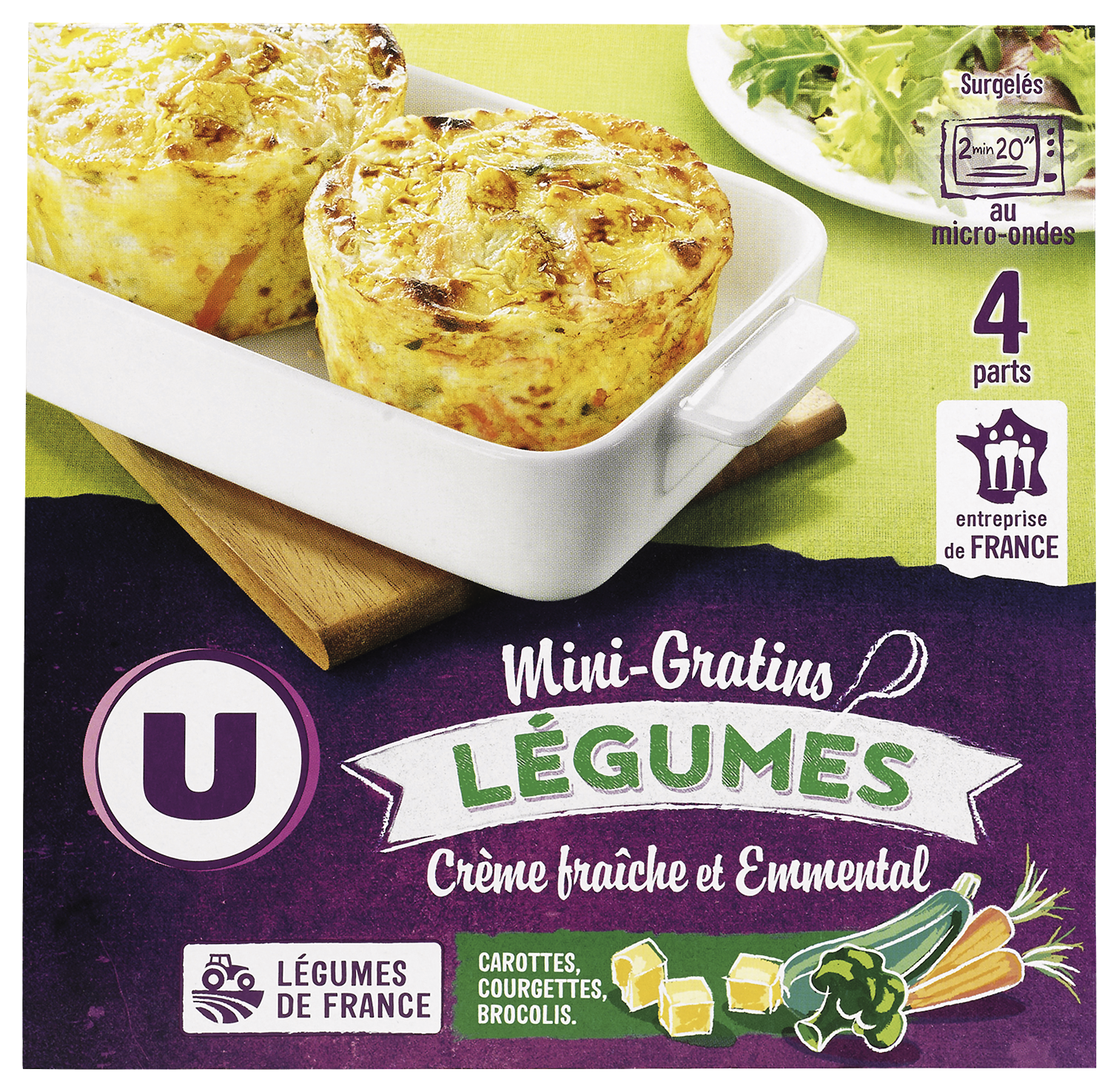 MINI-GRATINS SURGELES U