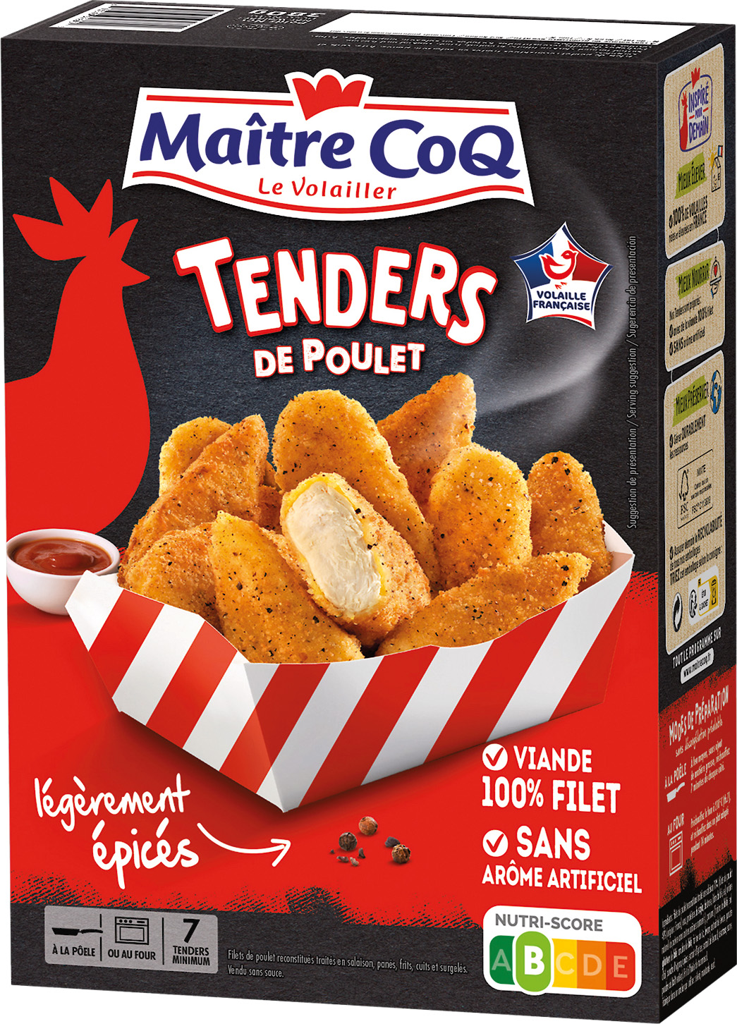 TENDERS OU CRUSTY NUGGETS SURGELES MAITRE COQ