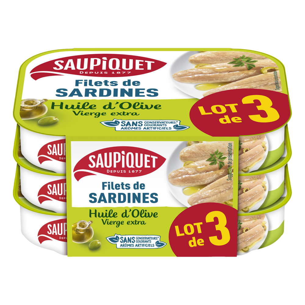 FILETS DE SARDINES SAUPIQUET