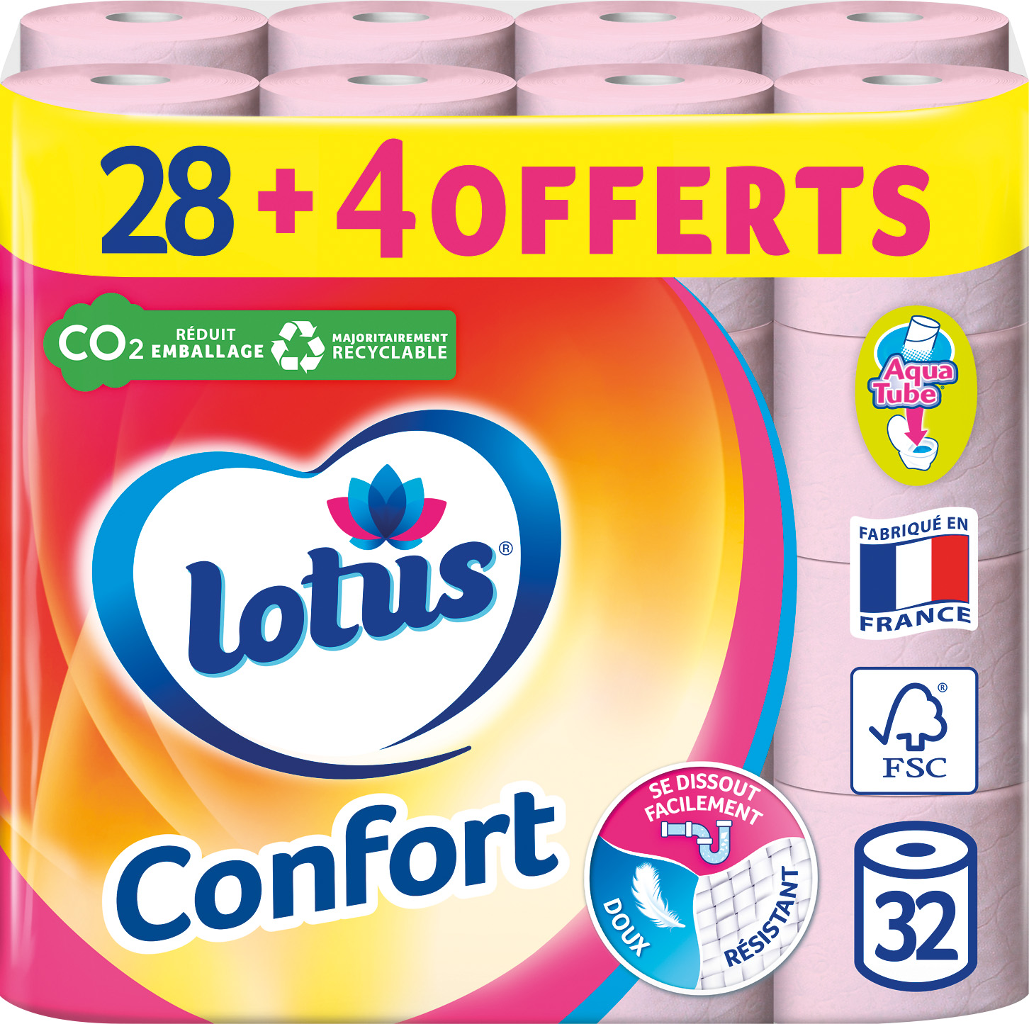 PAPIER TOILETTE LOTUS CONFORT