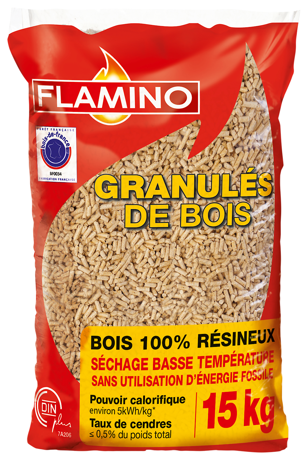 SAC DE GRANULÉS DE BOIS 15KG