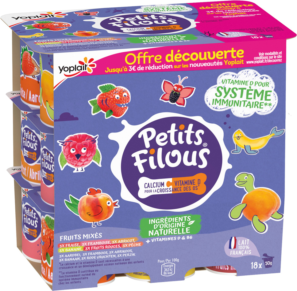 FROMAGE FRAIS PETITS FILOUS YOPLAIT