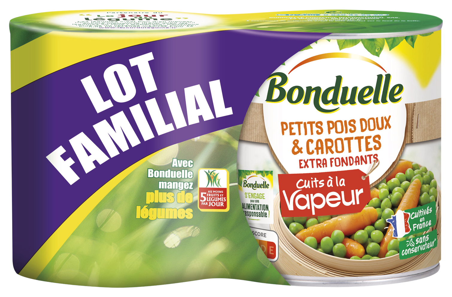 LEGUMES CUISSON VAPEUR BONDUELLE