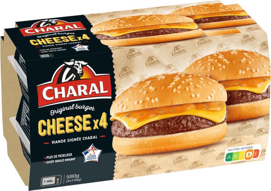 CHEESE BURGER OU BURGER POIVRE CHARAL