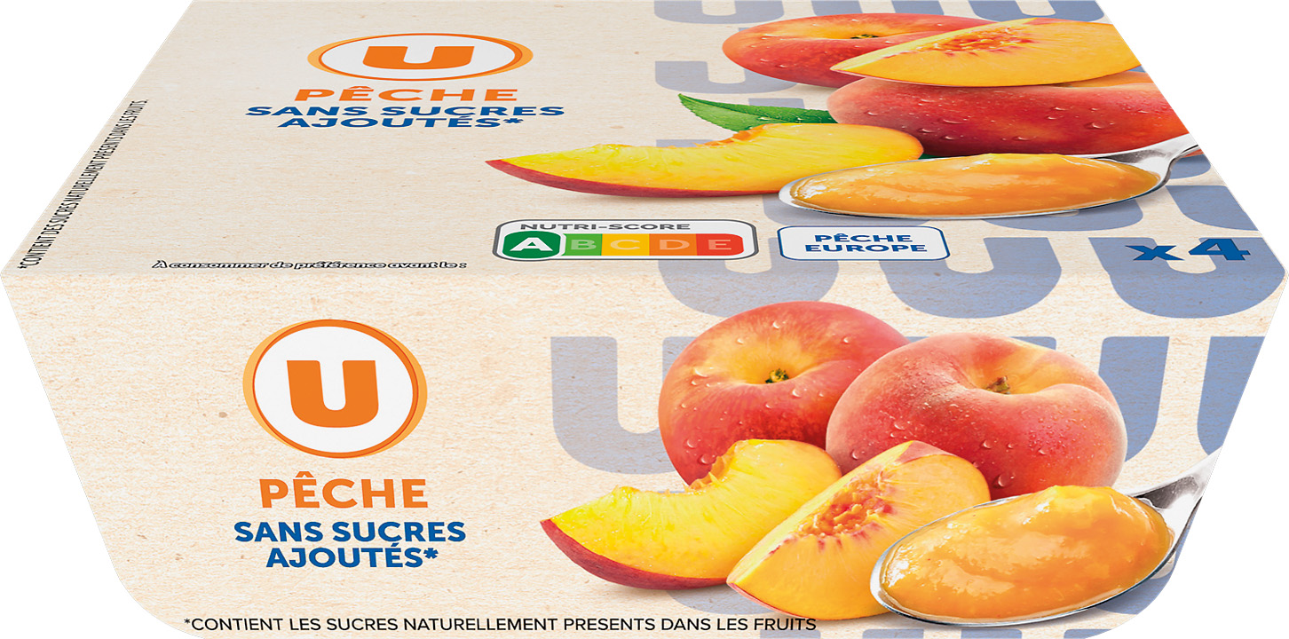 COMPOTES SANS SUCRES AJOUTES U