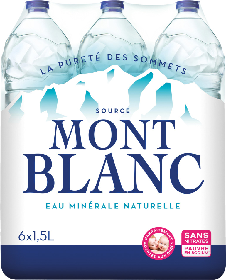 EAU MINERALE NATURELLE MONT BLANC