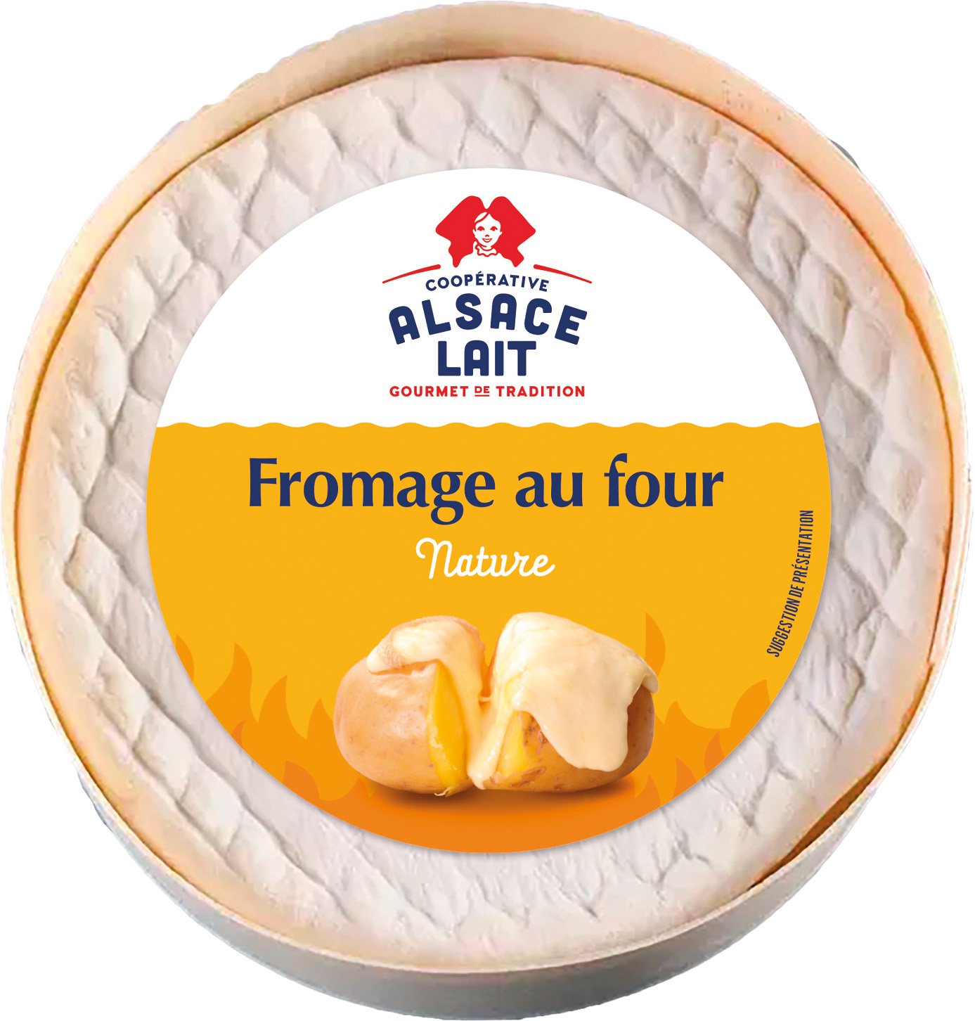 FROMAGE AU FOUR NATURE AU LAIT PASTEURISE ALSACE LAIT