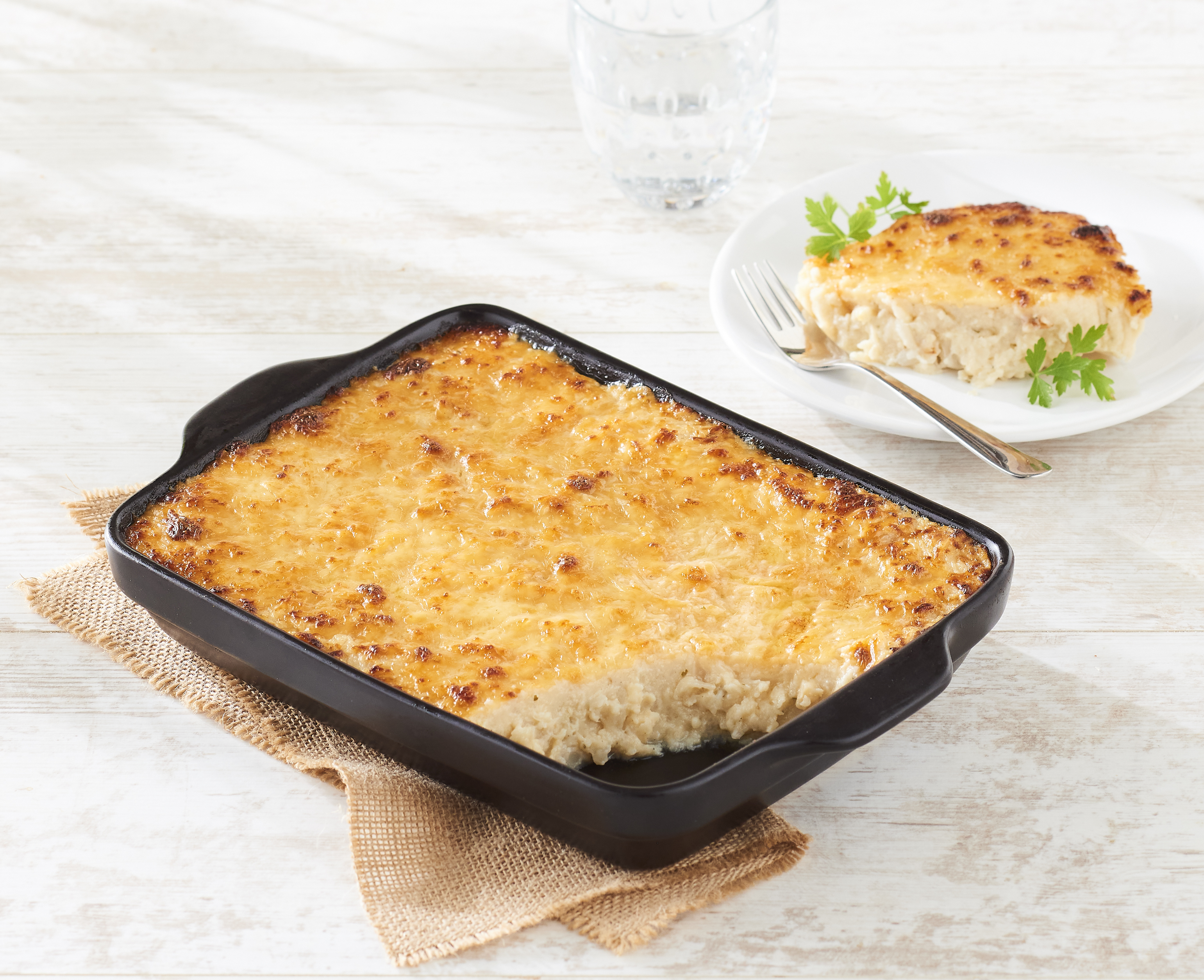 GRATIN DE CHOU FLEUR À LA BÉCHAMEL