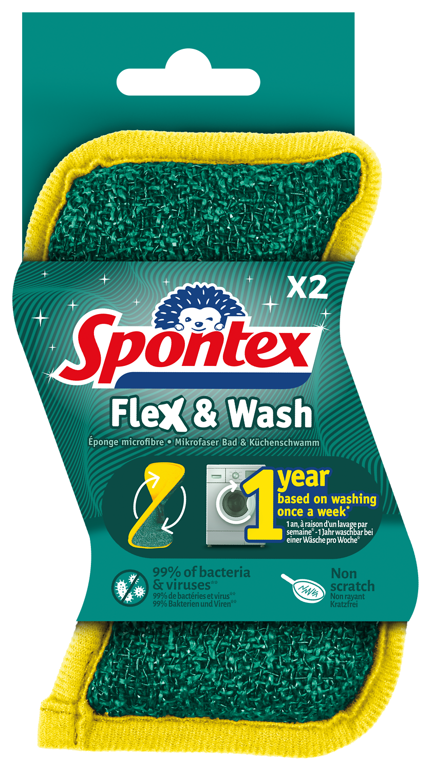 EPONGE LAVABLE FLEX & WASH SPONTEX