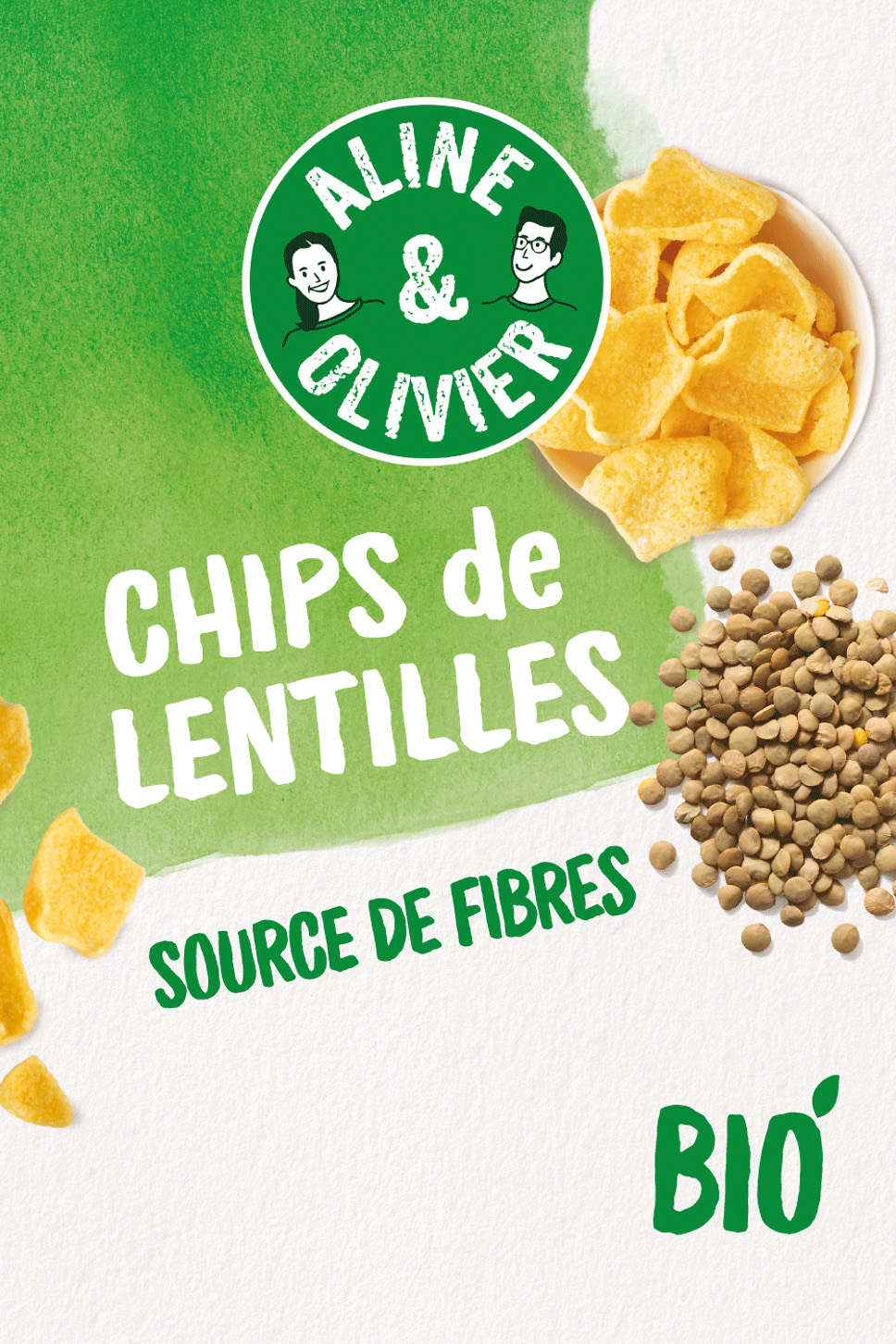 CHIPS DE LEGUMES BIO ALINE & OLIVIER