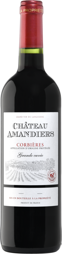 CORBIÈRES AOP ROUGE CHÂTEAU DES AMANDIERS 2024