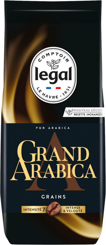 CAFE EN GRAINS GRAND ARABICA LEGAL