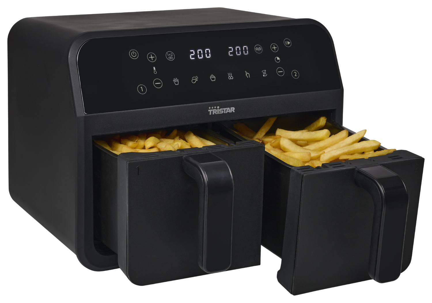 FRITEUSE SANS HUILE DOUBLE COMPARTIMENT TRISTAR