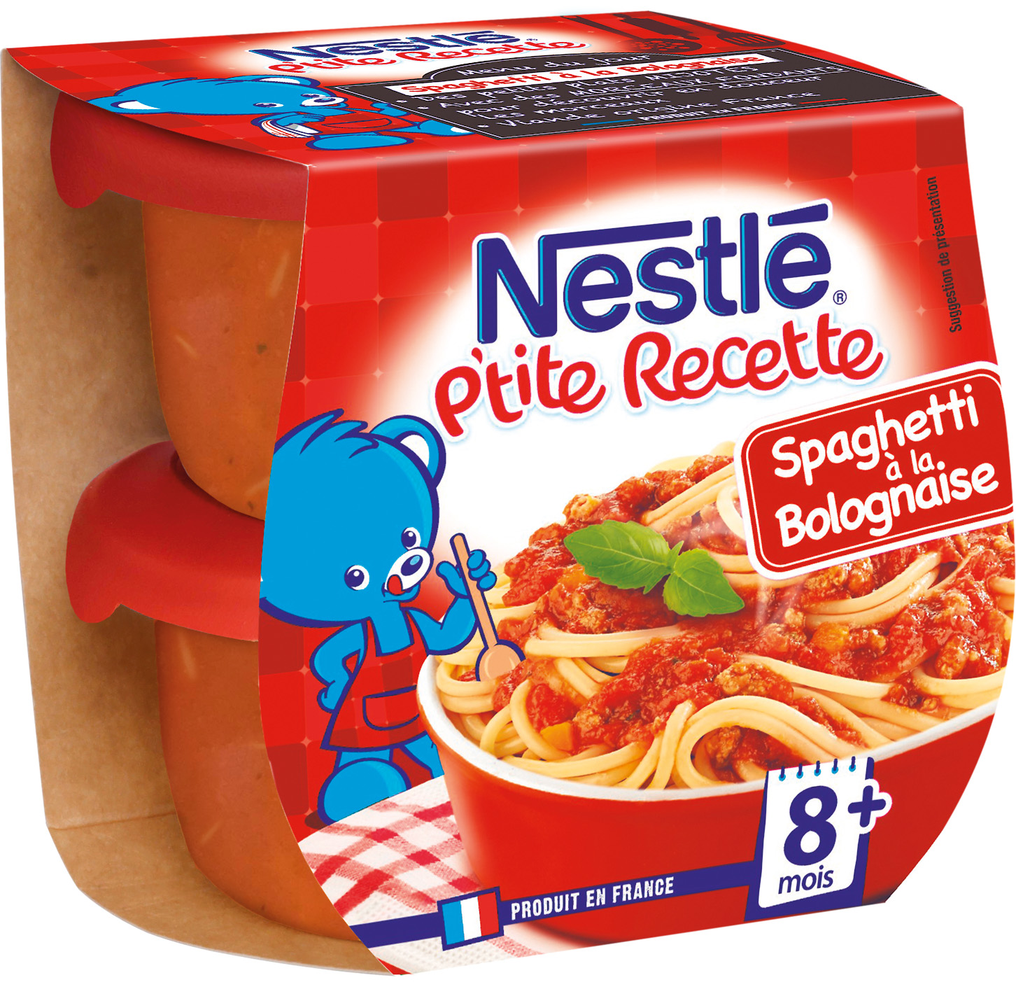 REPAS DES 8 MOIS P'TITE RECETTE NESTLE