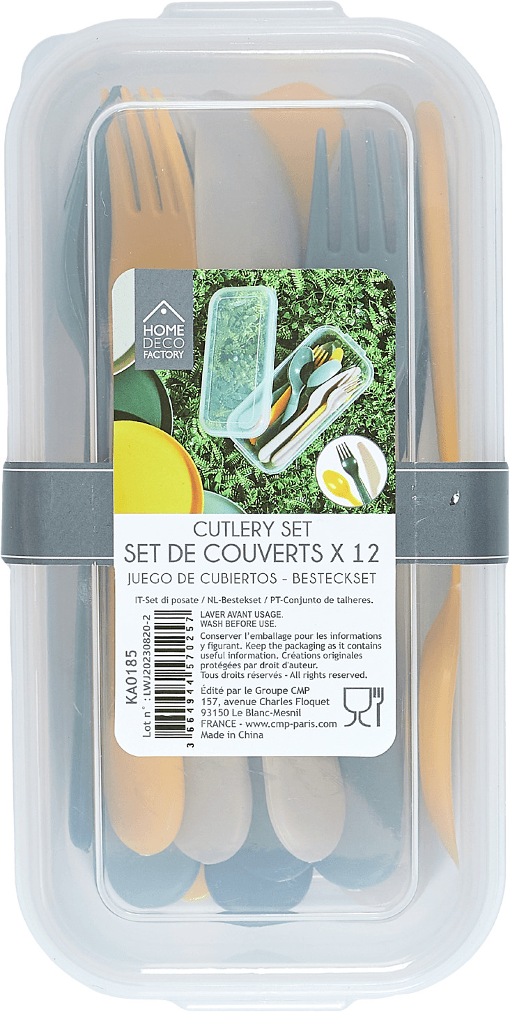 BOITE DE 12 COUVERTS