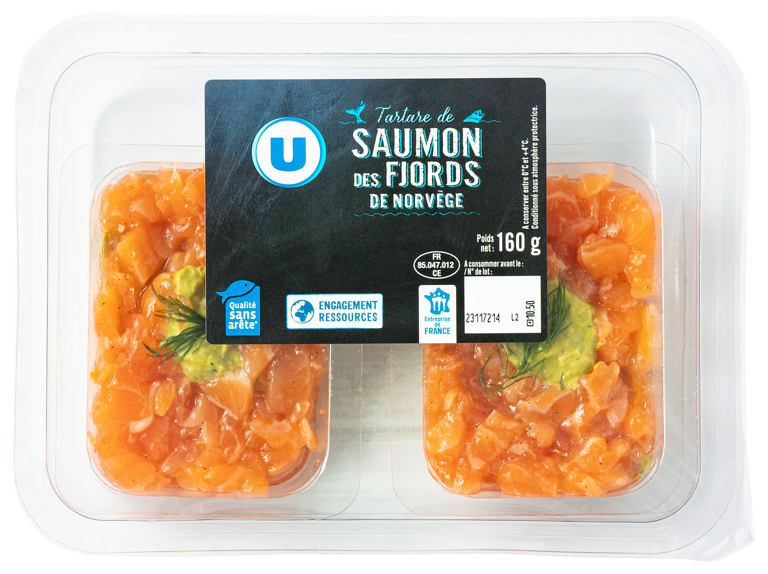 TARTARE DE SAUMON ATLANTIQUE DES FJORDS DE NORVEGE U