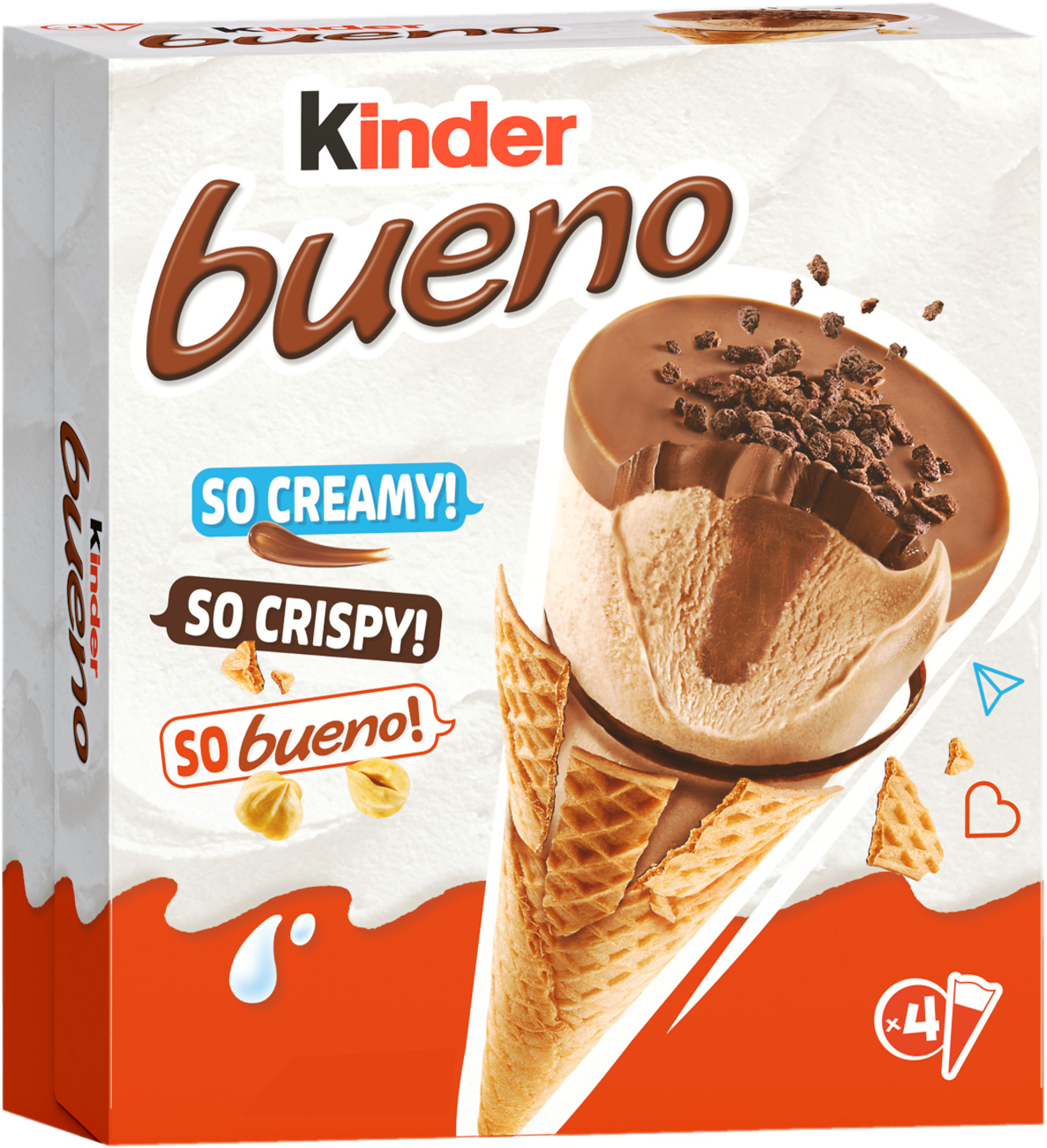 CONES CREME GLACEE KINDER BUENO