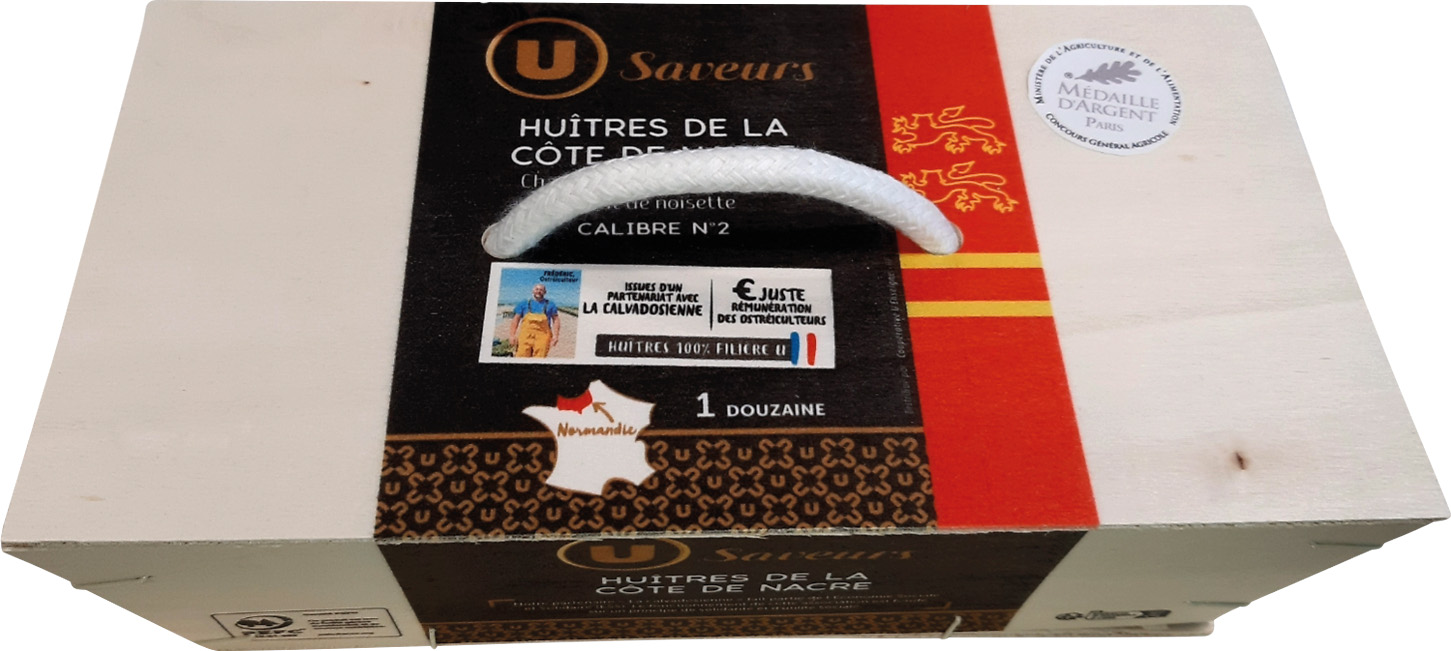 HUITRES SPECIALES DE NORMANDIE IGP U SAVEURS