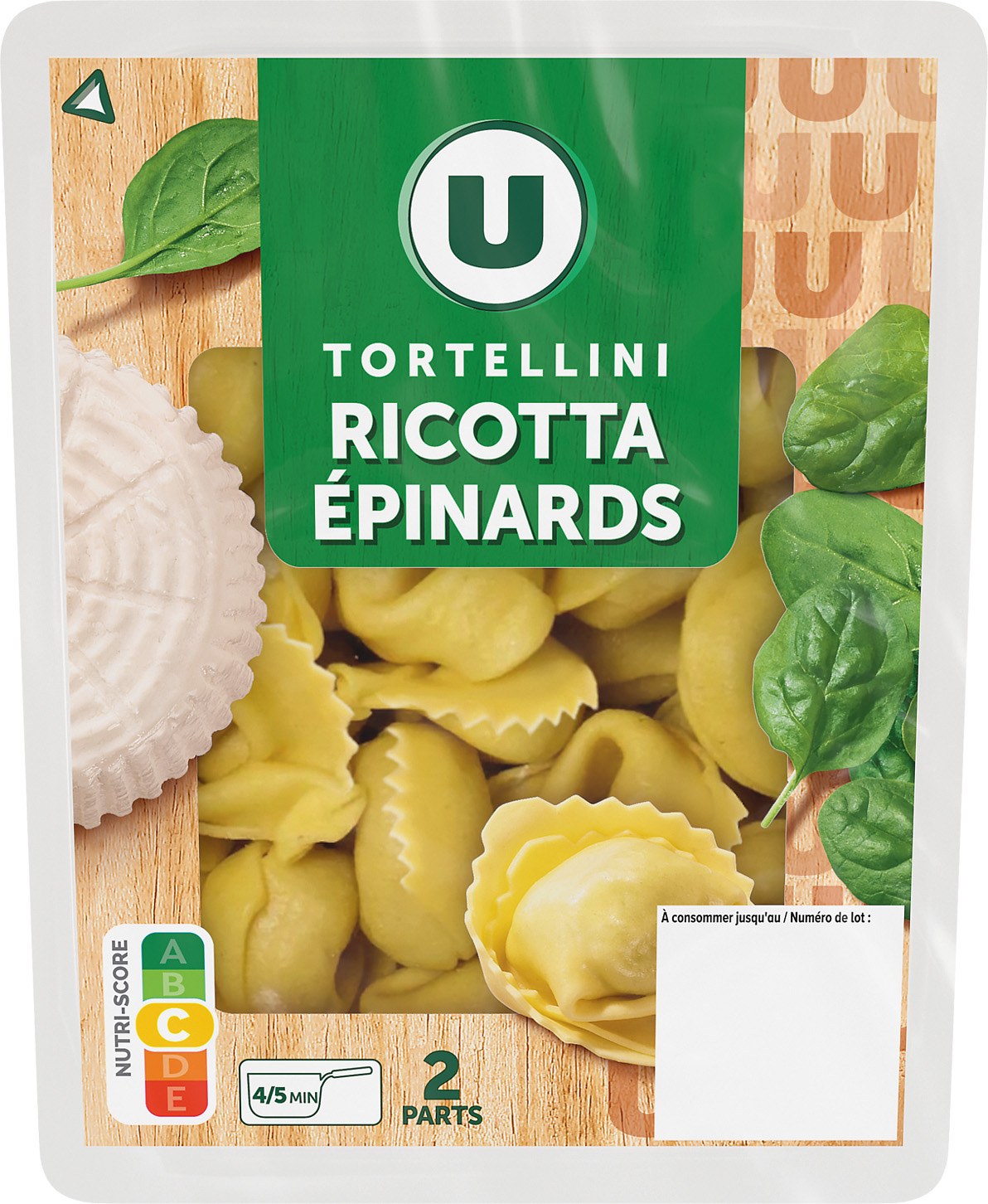 TORTELLINI RICOTTA EPINARDS U