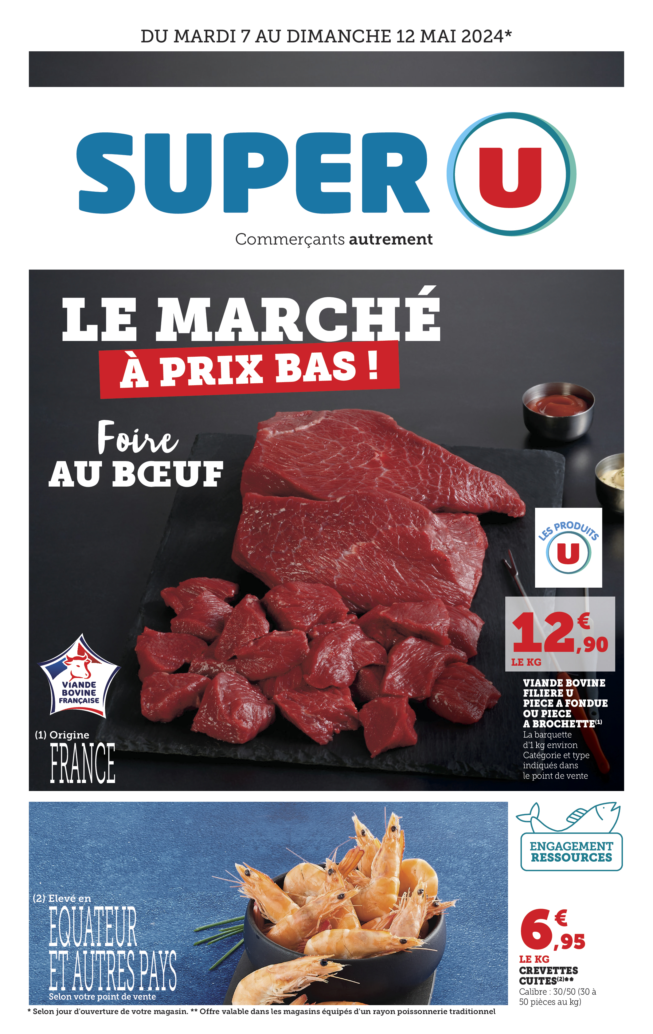 Tous les catalogues des magasins Super U, Hyper U, U Express, Marché U