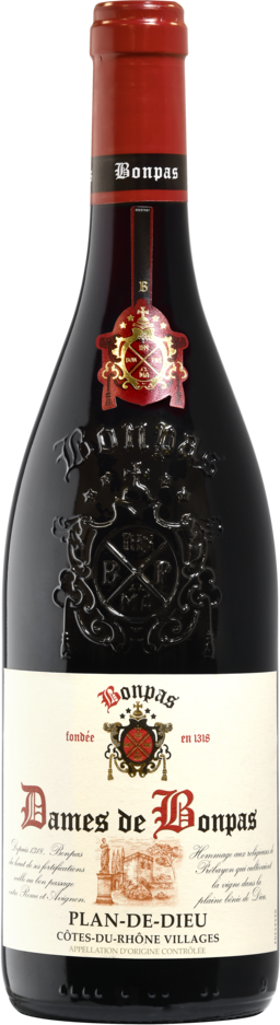 CÔTES DU RHÔNE VILLAGES PLAN DE DIEU AOP ROUGE DAMES DE BONPAS 2023