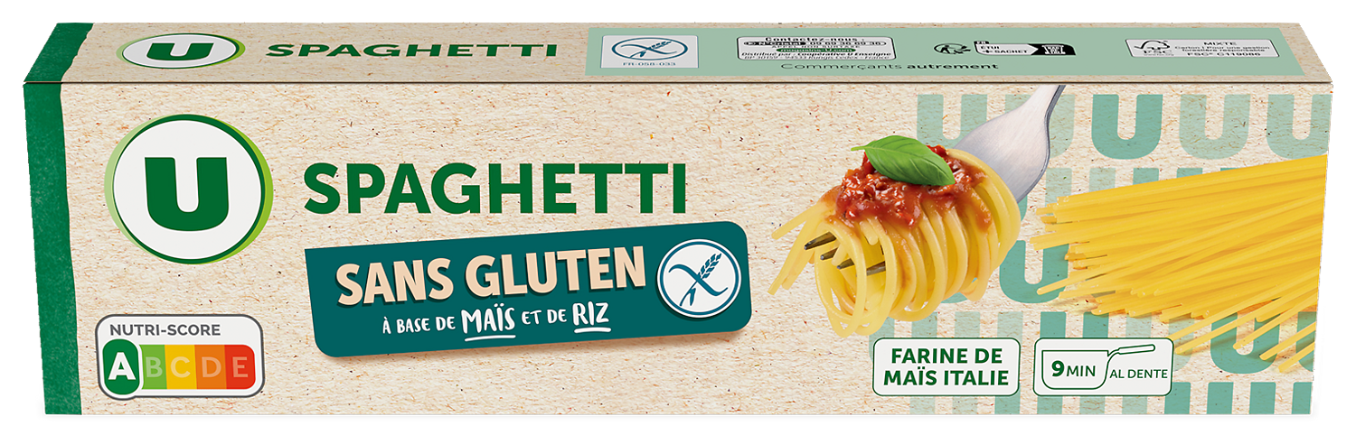PATES SANS GLUTEN U