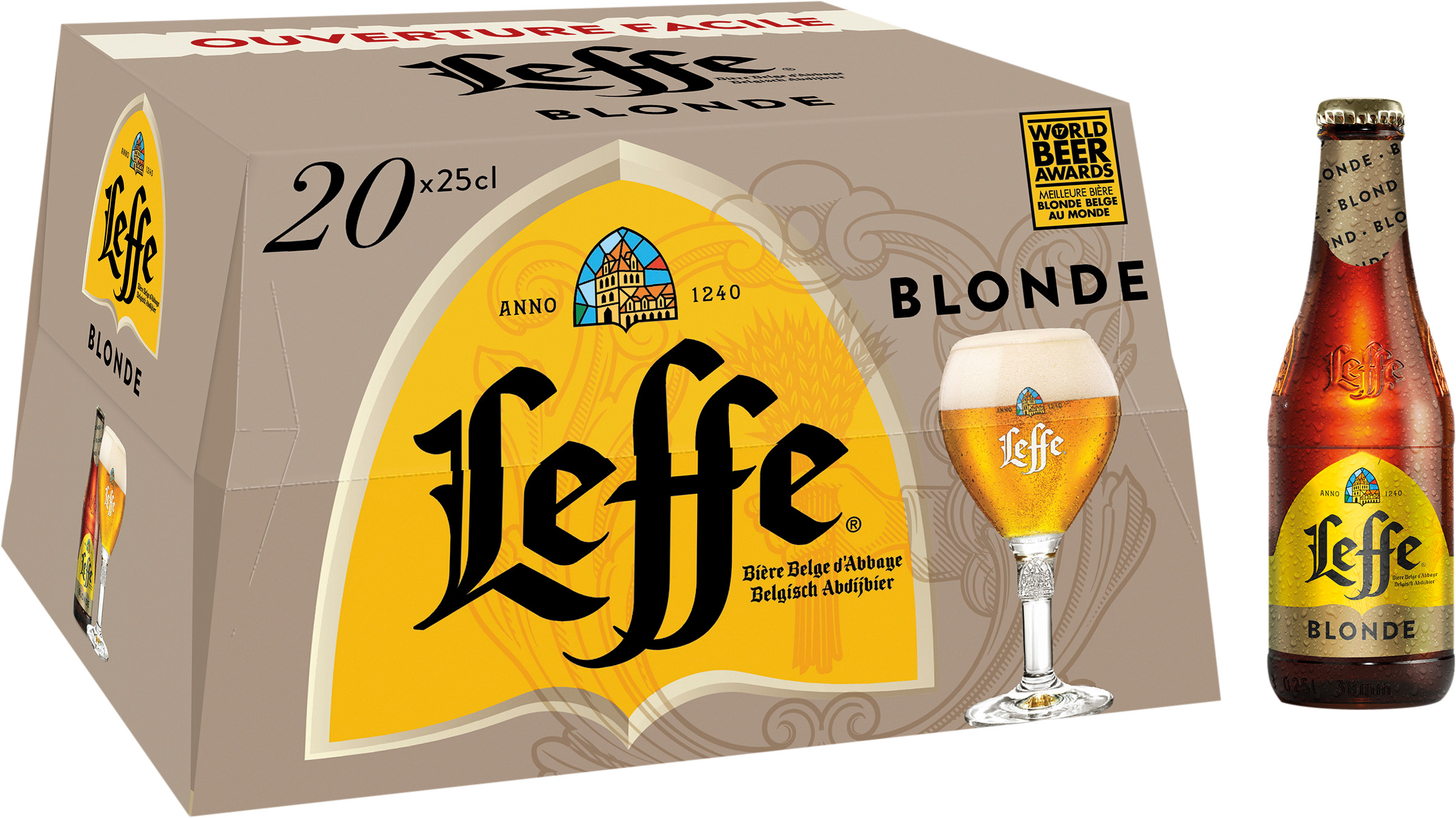 BIERE BLONDE ABBAYE DE LEFFE 6,6°