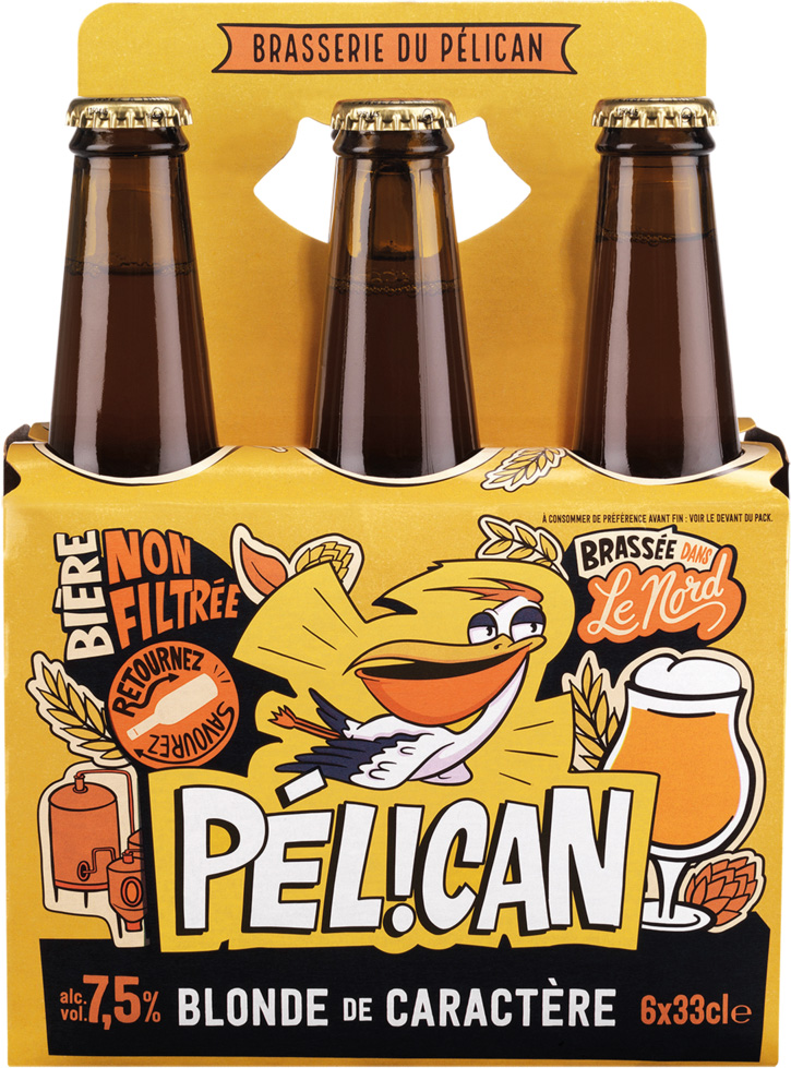 BIERE NON FILTREE PELICAN 7,5°