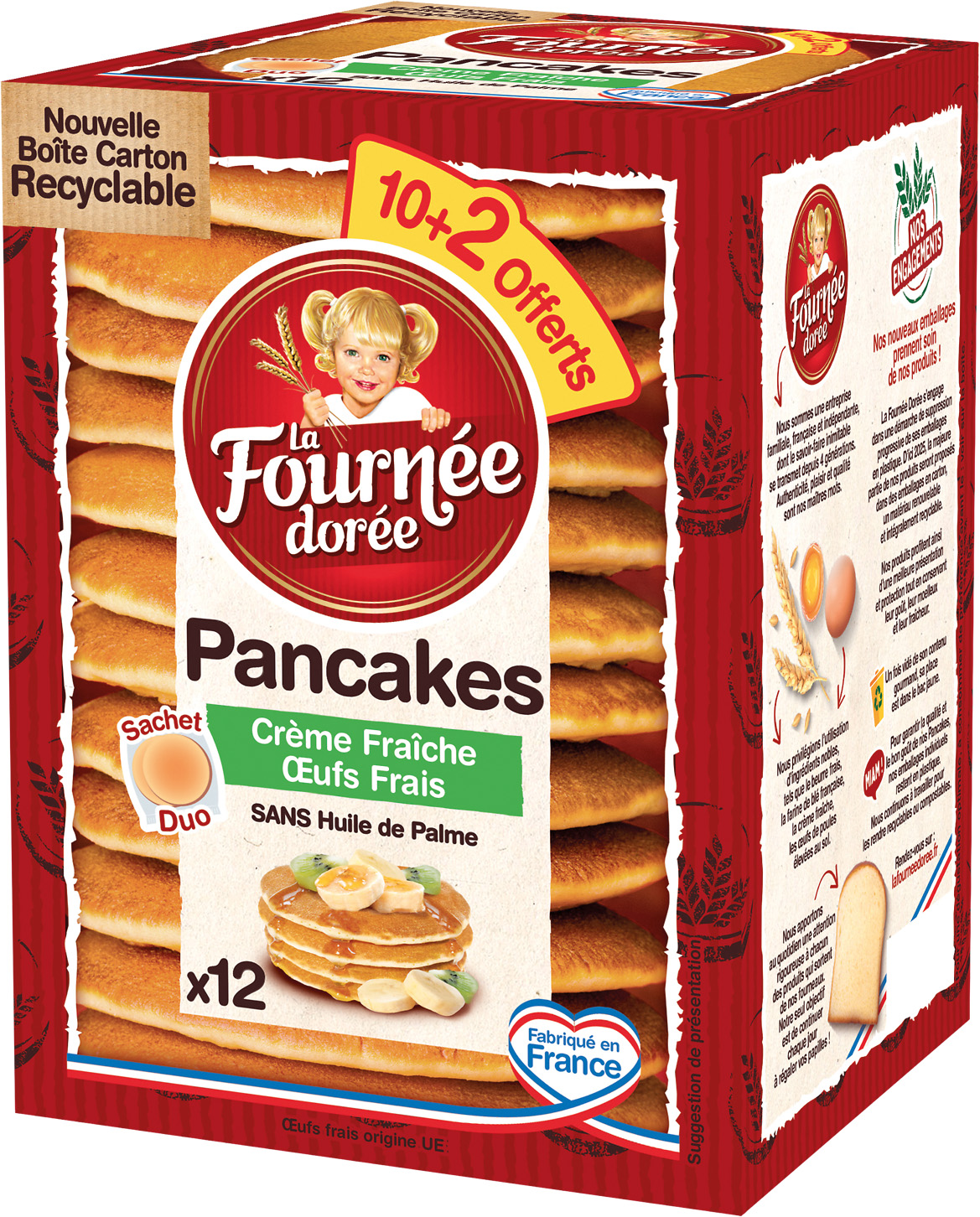 PANCAKES LA FOURNEE DOREE