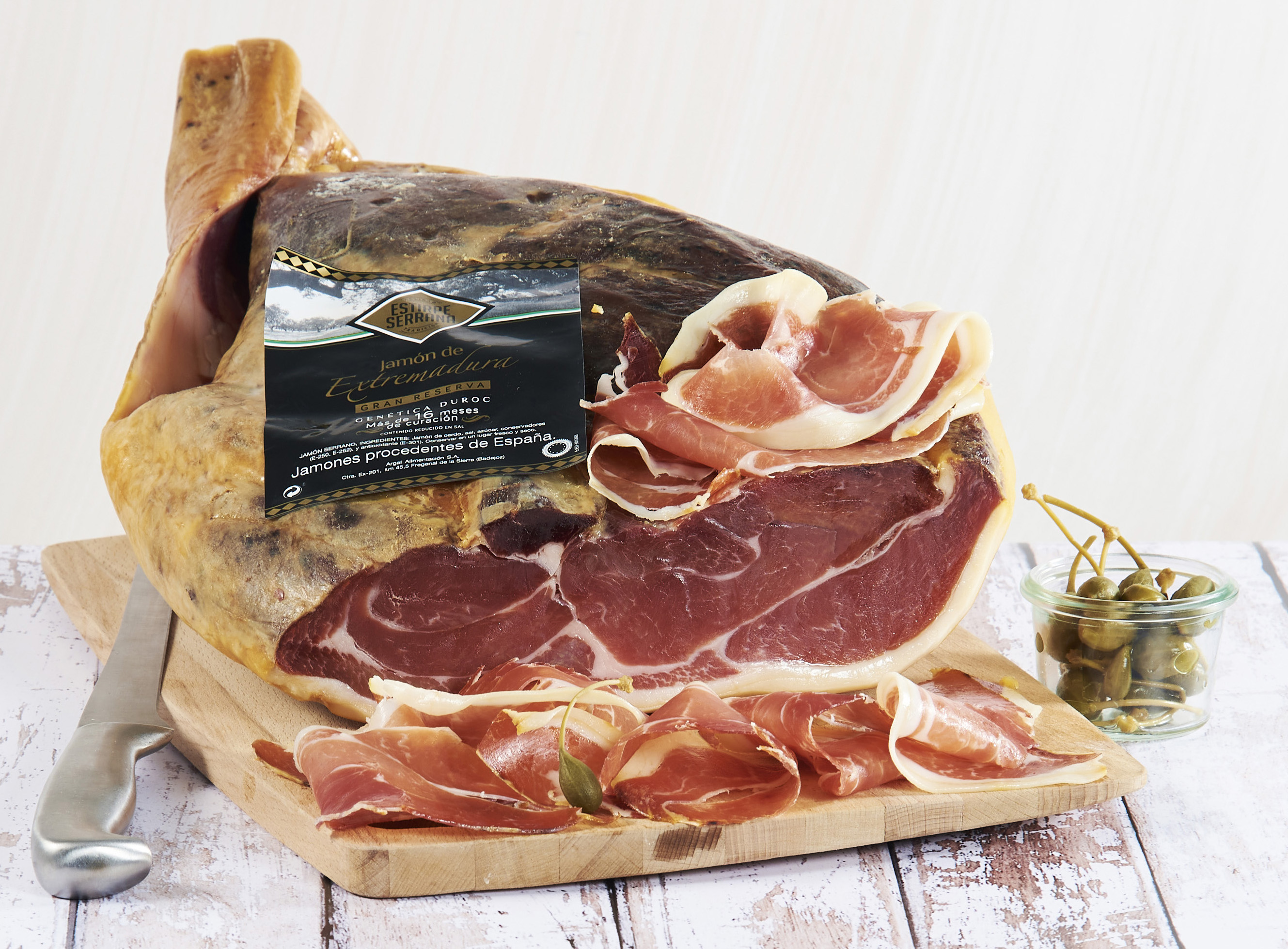 JAMBON SERRANO TRADITION AFFINÉ 15 À 18 MOIS STG ARGAL