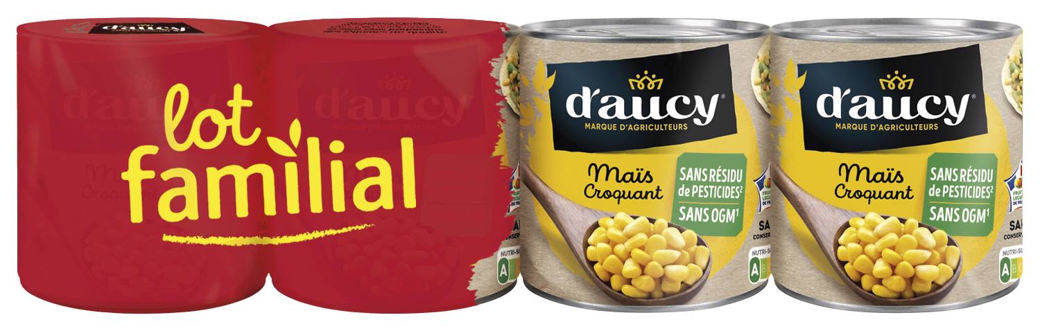 MAIS CROQUANT SANS RESIDUS DE PESTICIDES D'AUCY