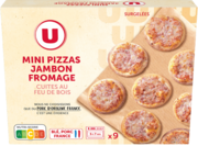 MINIS PIZZAS CUITES AU FEU DE BOIS SURGELEES U