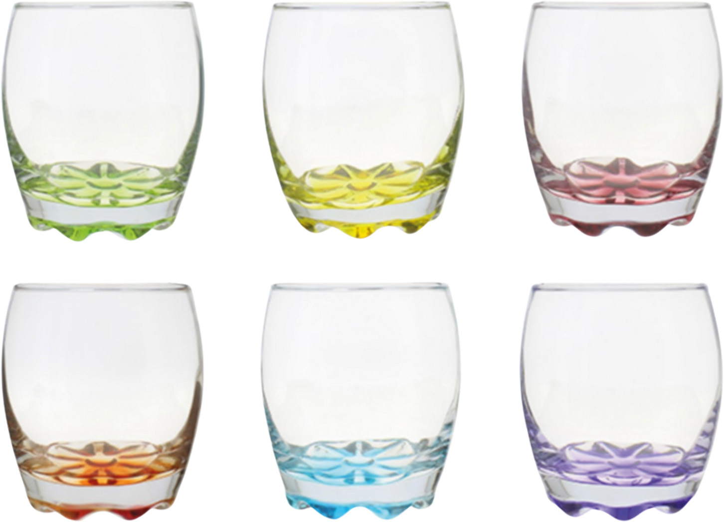 6 VERRES FORME BASSE
