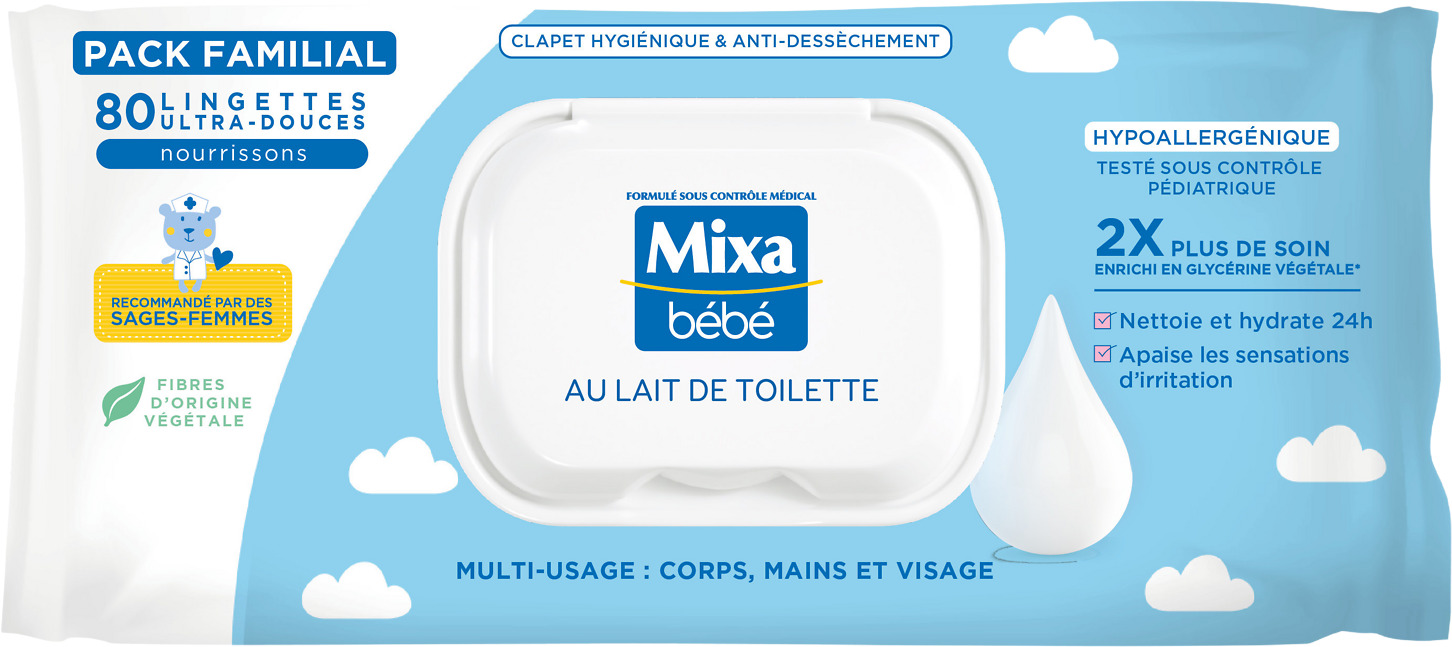 LINGETTES BEBE MIXA