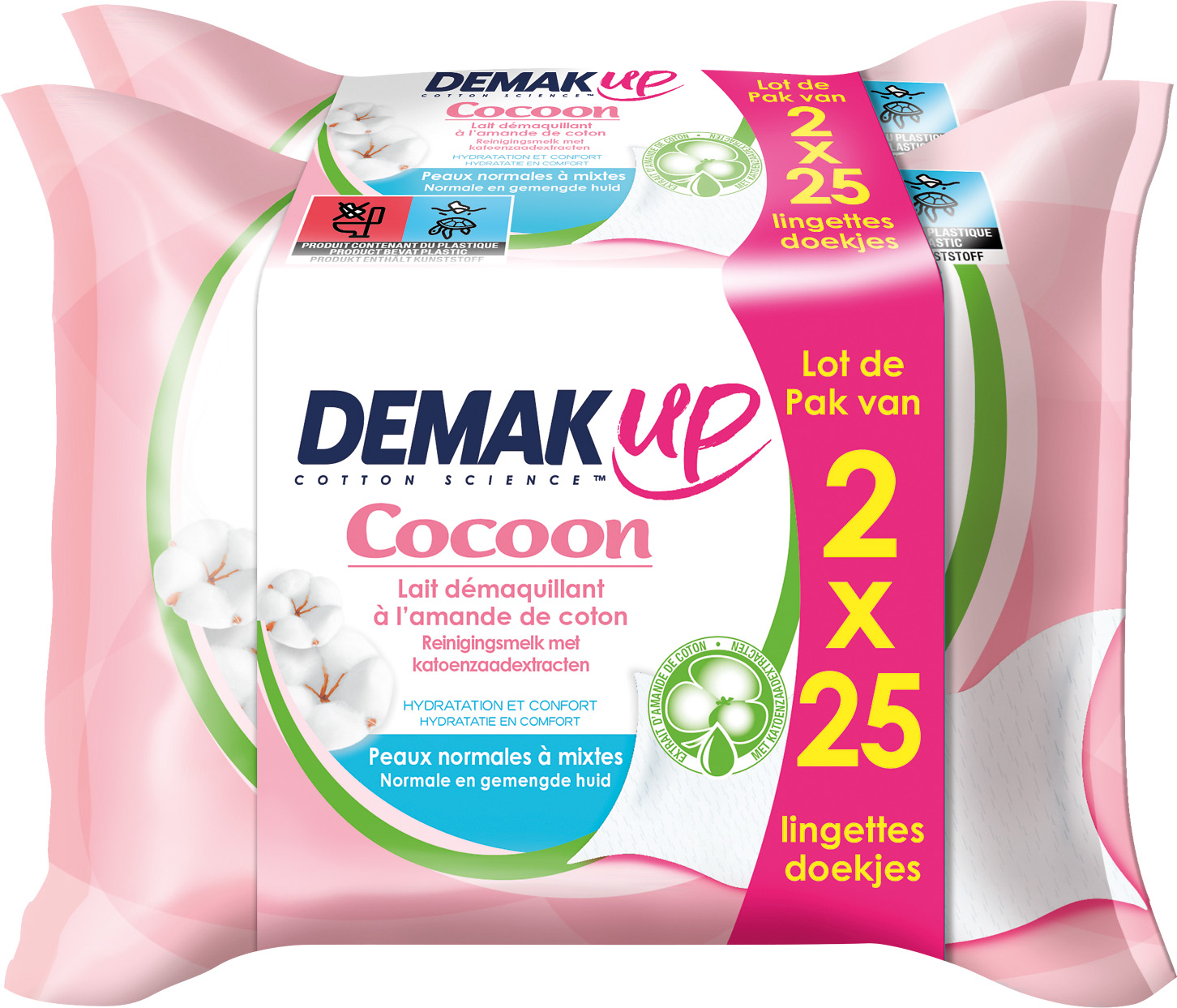 LINGETTES DEMAQUILLANTES DEMAK'UP