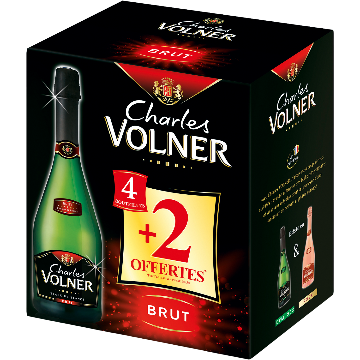 VIN MOUSSEUX DE QUALITE CHARLES VOLNER