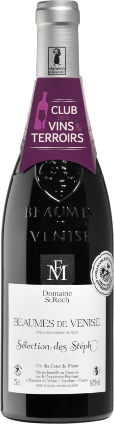 BEAUMES DE VENISE AOP ROUGE DOMAINE SAINT ROCH SÉLECTION DES STEPH 2022