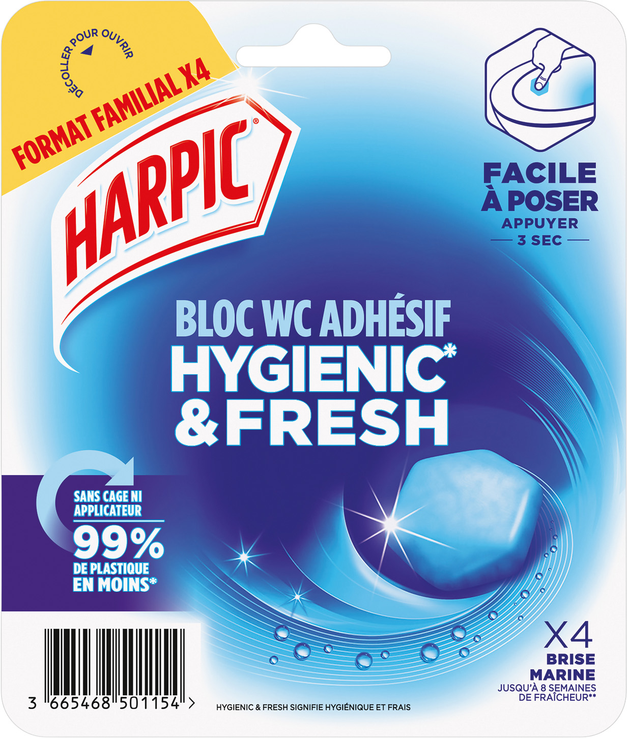 BLOC WC HYGIENIC & FRESH HARPIC