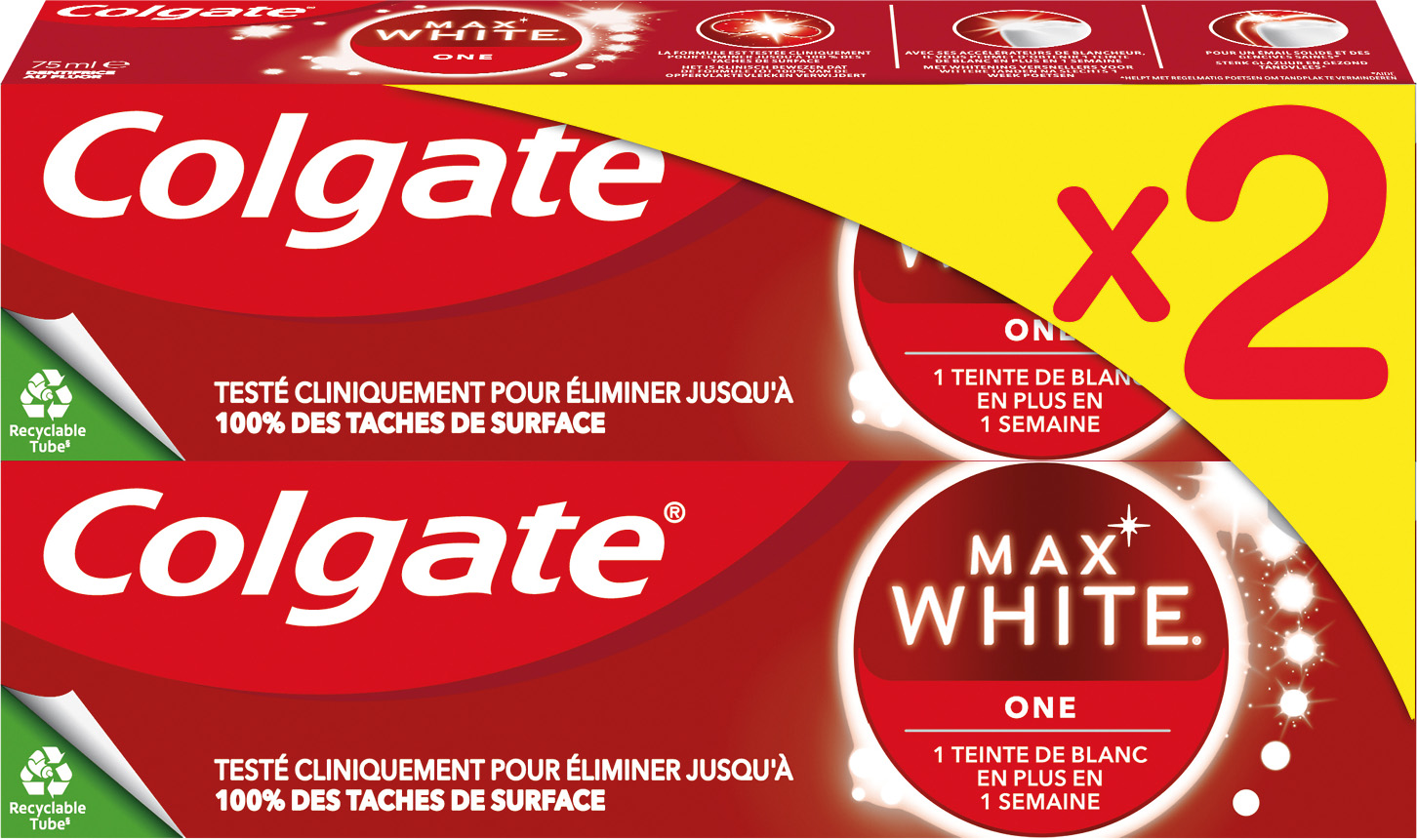 DENTIFRICE MAX WHITE COLGATE