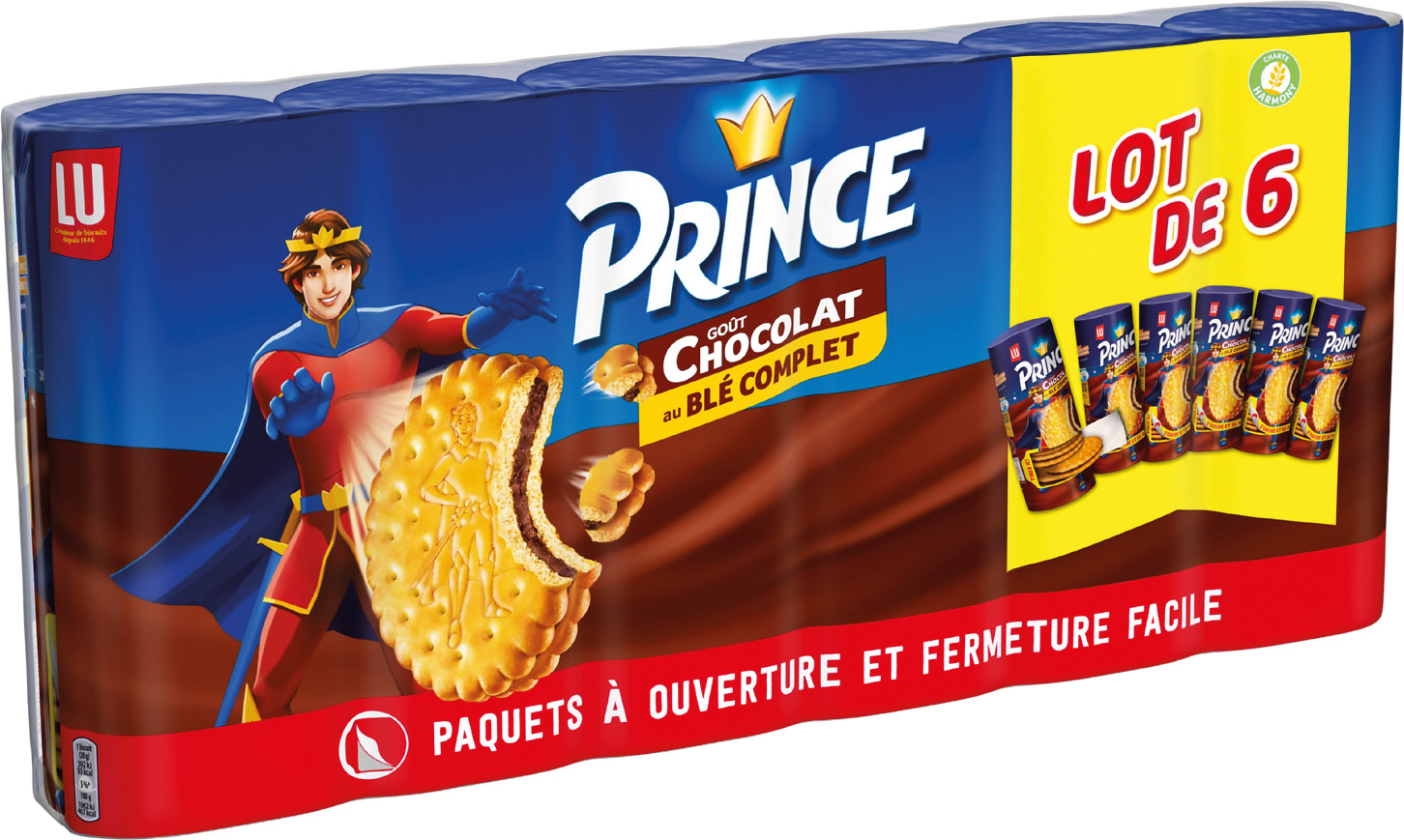 BISCUITS GOUT CHOCOLAT PRINCE LU