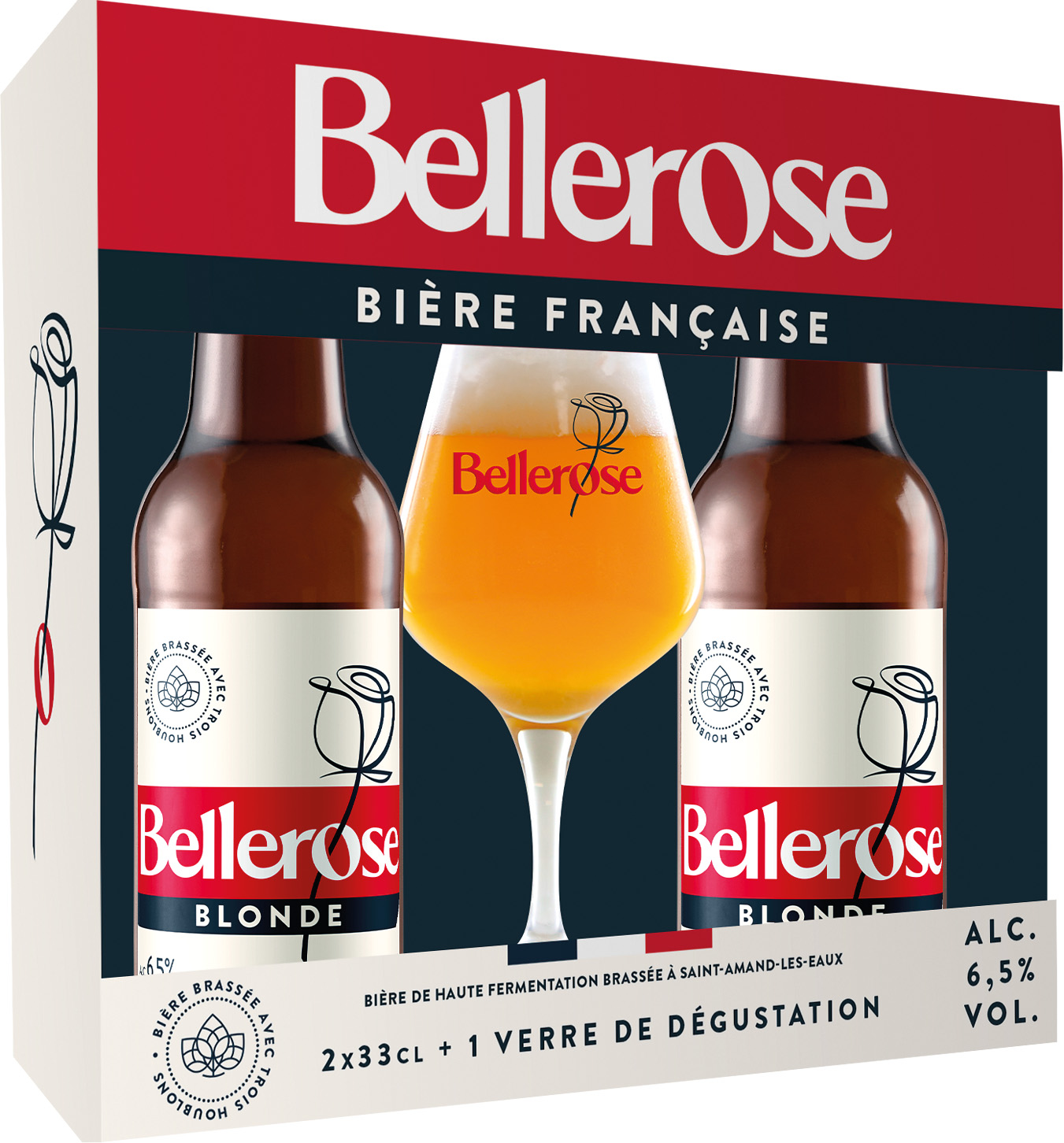 COFFRET BIERE BLONDE BELLEROSE 6,5°