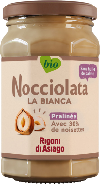 PATE A TARTINER NOISETTES BIANCA BIO NOCCIOLATA
