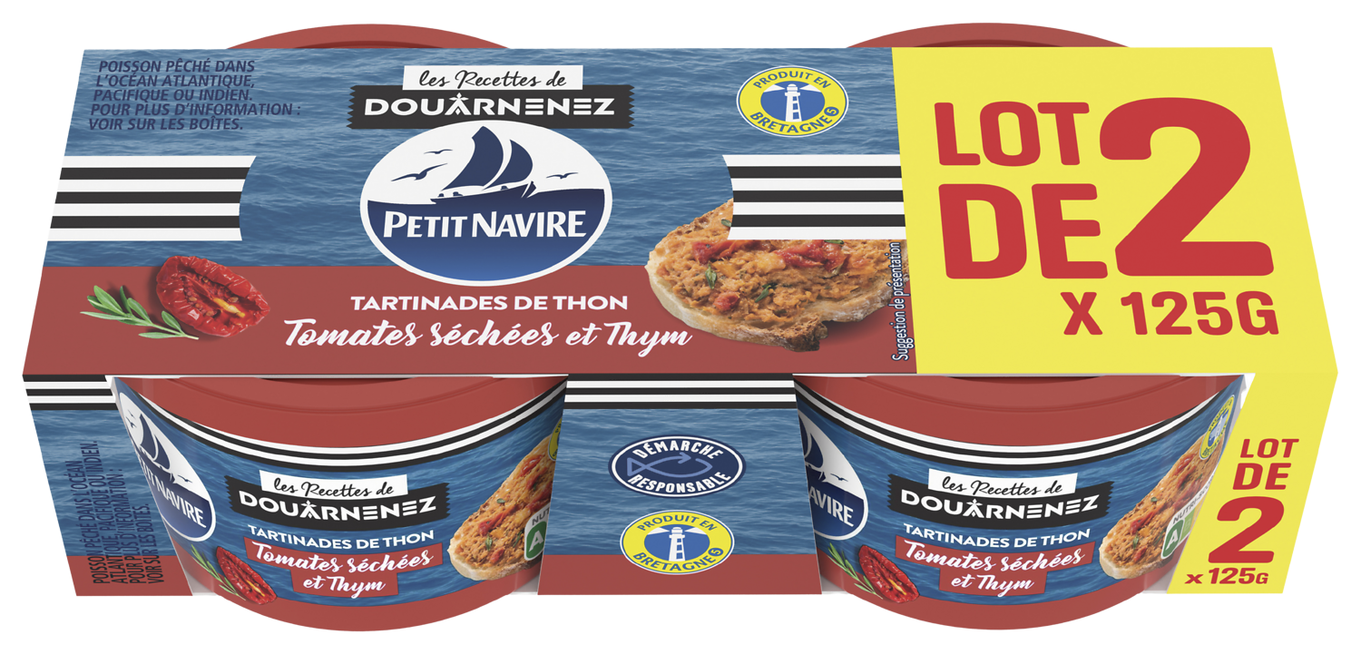 TARTINADES OU RILLETTES PETIT NAVIRE