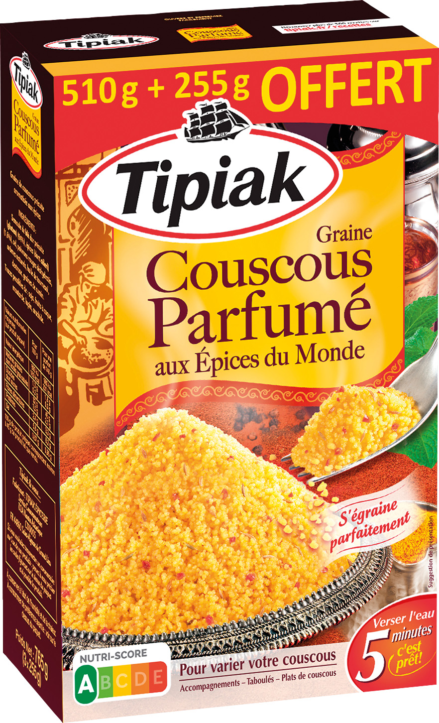 COUSCOUS PARFUME AUX EPICES TIPIAK